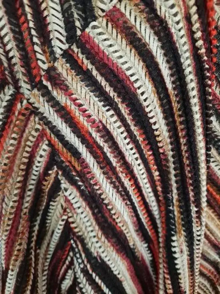 Catherines Orange,‎ Black and White Striped Light Sweater Size 14/16